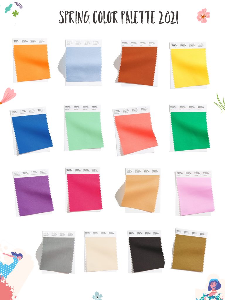 Spring color palette 2021 Spring color palette 2021